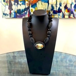 hotcakes design necklace with Venice, Grand Canal pendant